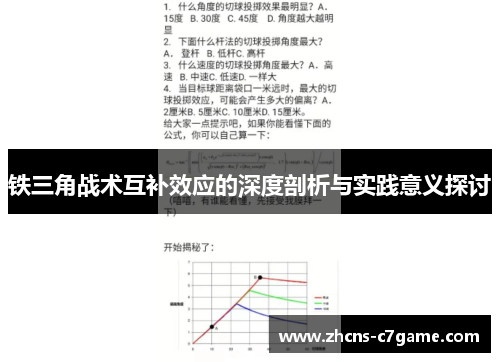 铁三角战术互补效应的深度剖析与实践意义探讨